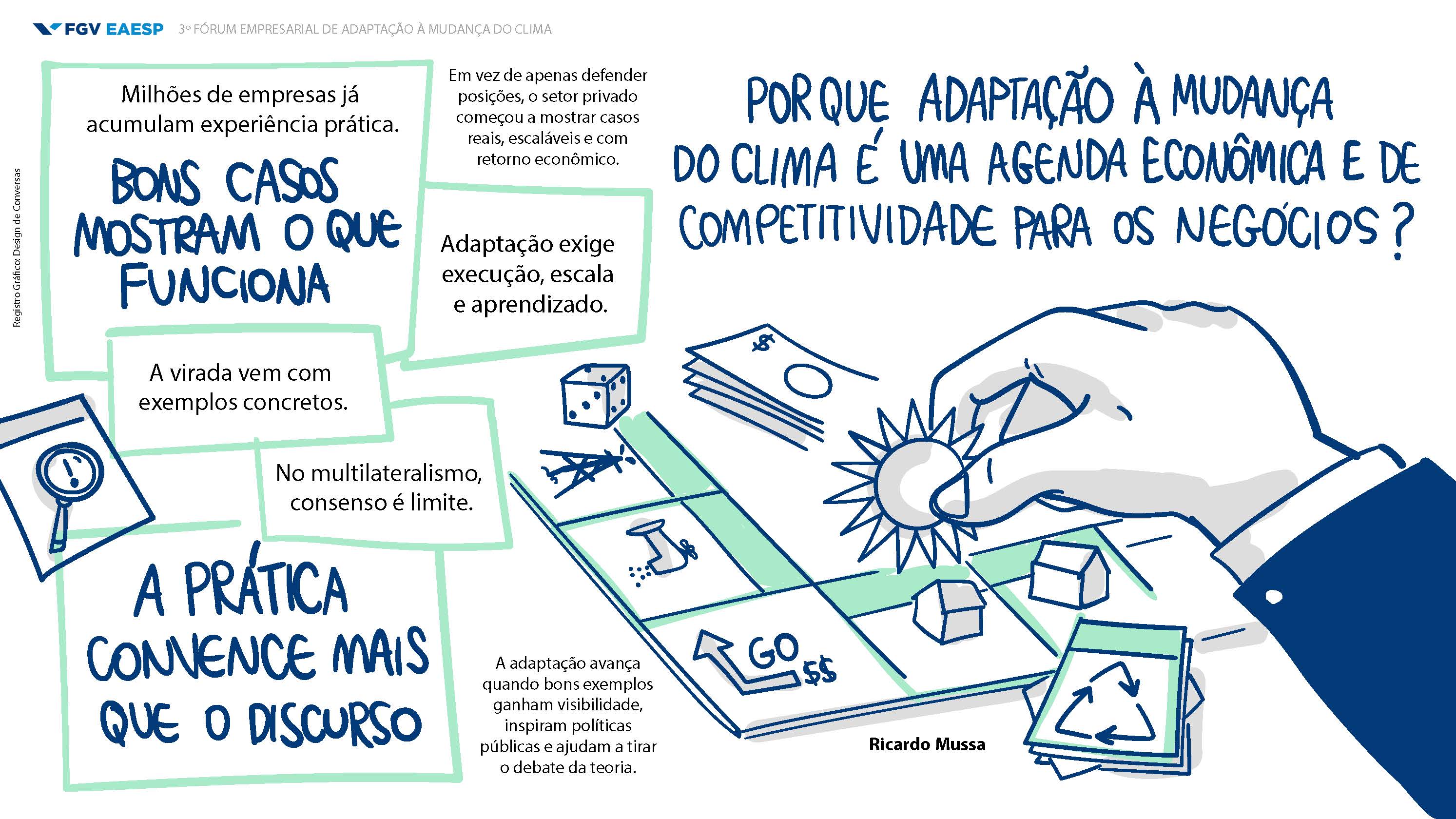 Adaptação é uma agenda econômica e de competitividade para os negócios