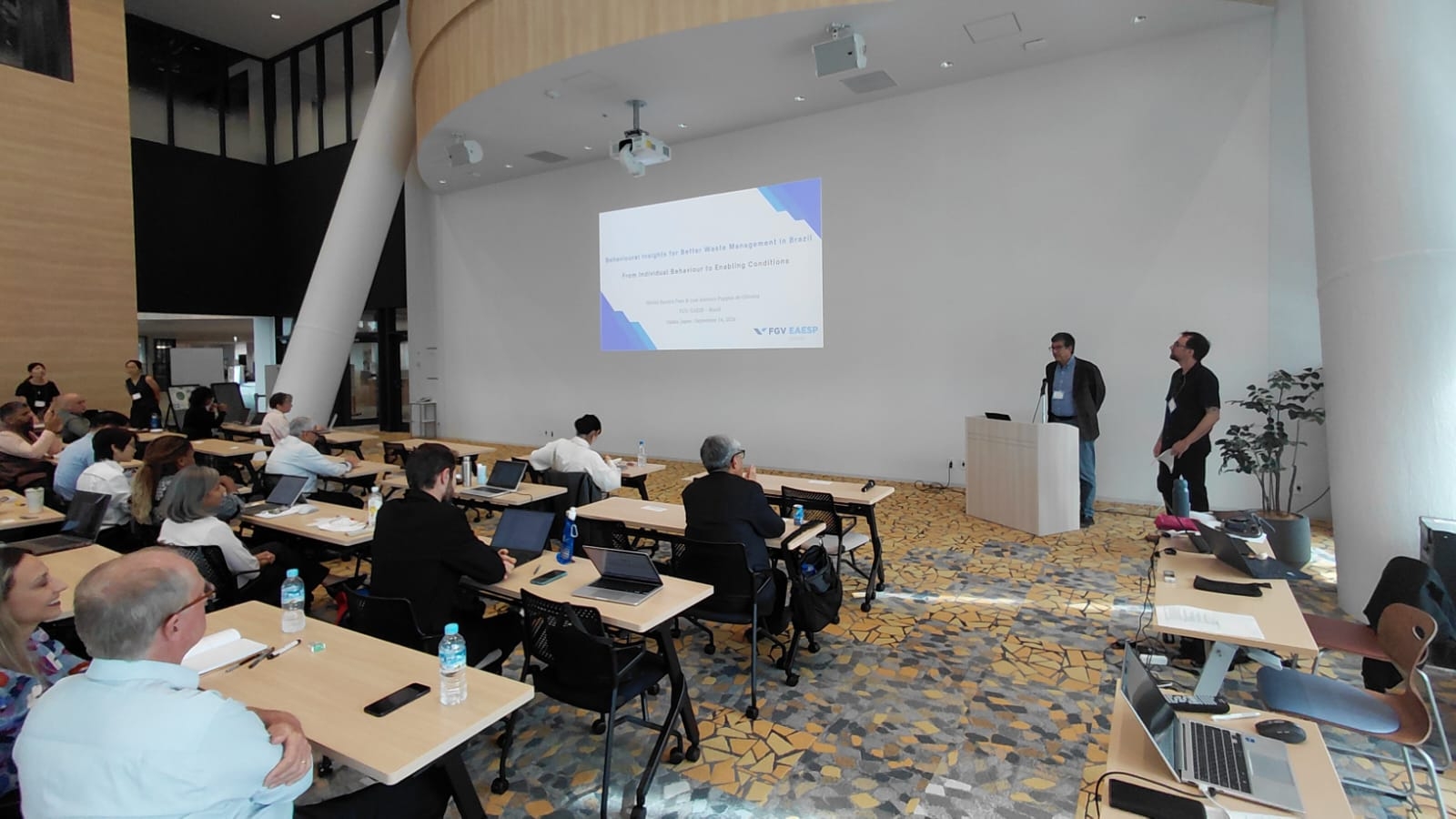 Apresentação durante evento
