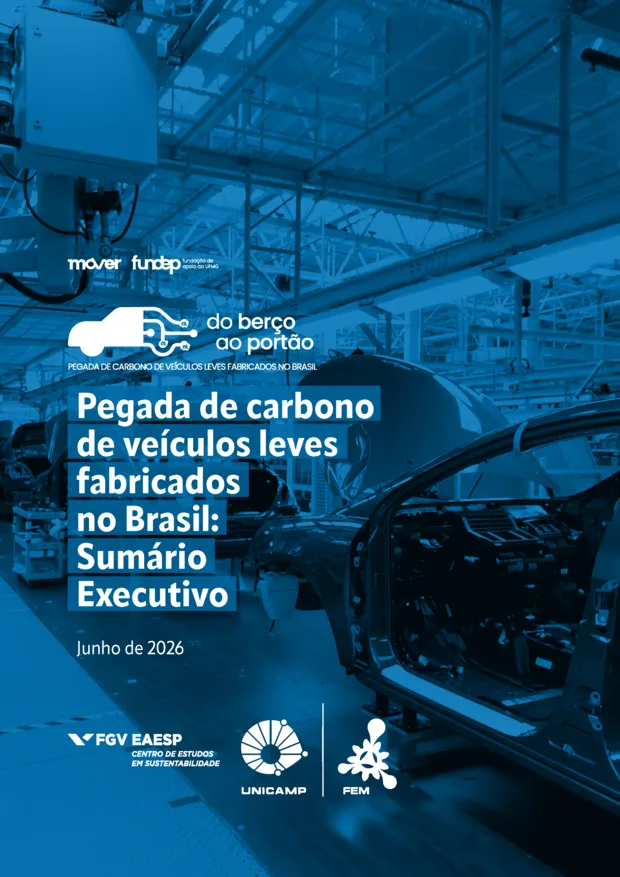 Pegada de carbono de veículos leves fabricados no Brasil: Sumário executivo