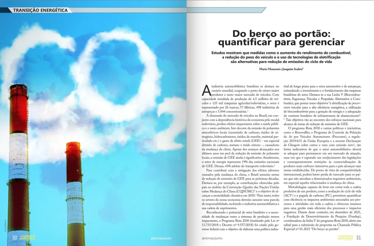 Do berço ao portão: quantificar para gerenciar