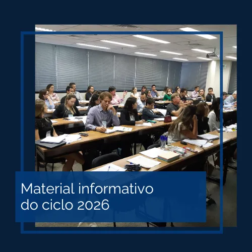 Material informativo do ciclo 2026