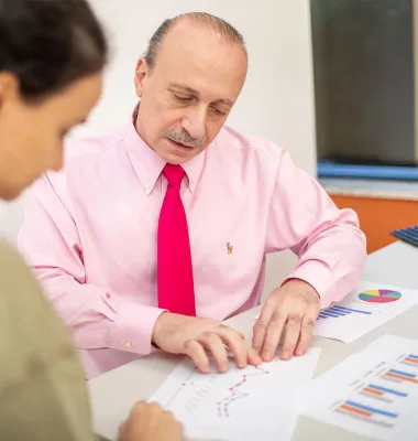 Aluno estudando