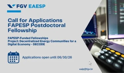 Call for FAPESP Postdoctoral Fellowship - DECODE Project (FGV EAESP)