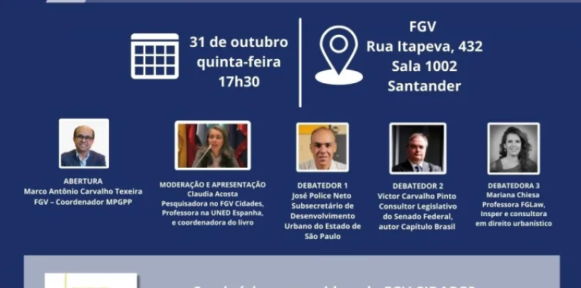 Evento: Regulação urbana - centralidade da ferramenta para política pública | Debate Brasil - América Latina