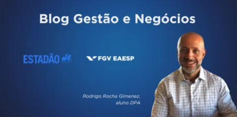 Imagem de divulgação do podcast FGV In Company Insights com os convidados Leandro Guissoni e Luiz Fernando Machado.