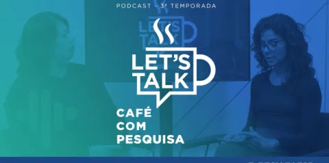 imagem dos participantes com uma xícara de café ao centro