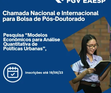 National and International Call for Post-Doctoral Scholarship