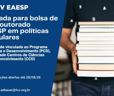 FGV CIPE abre seleção para bolsa de Pós-Doutorado FAPESP em políticas curriculares